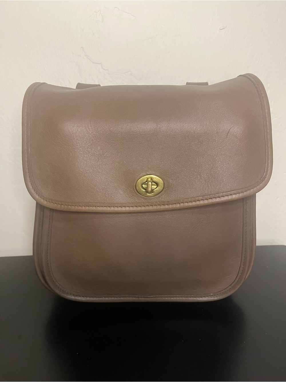 Vintage Coach Large Sidepack 9979 (Rare Taupe)
